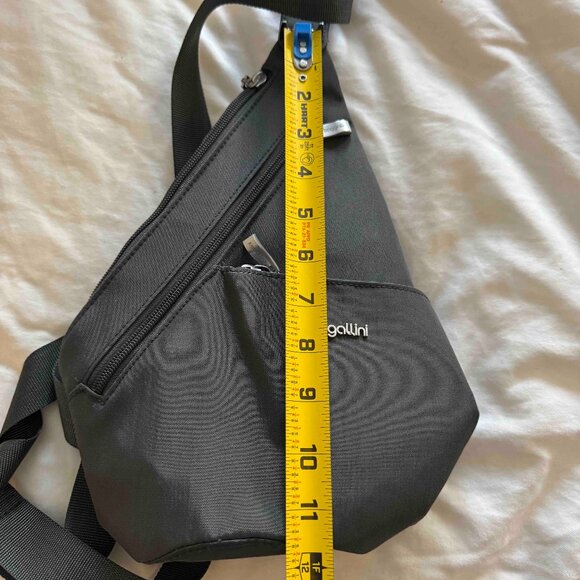 Baggallini Mini-Sling Crossbody Bag NWOT — Dark Charcoal Gray - Picture 10 of 11